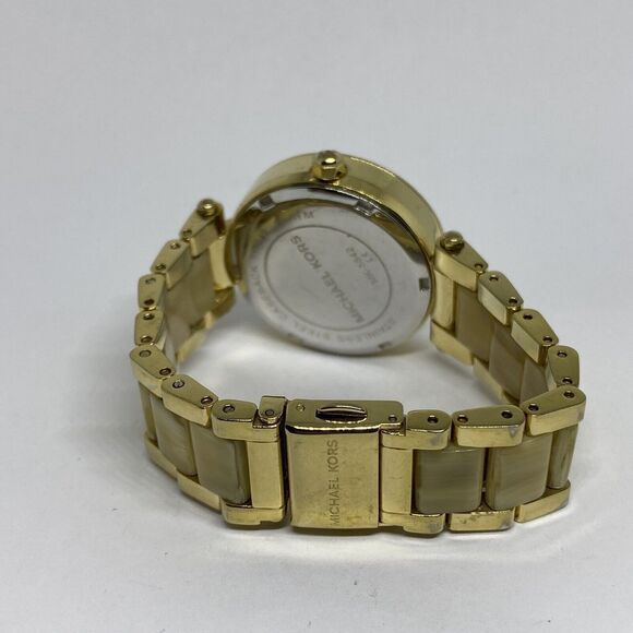 Michael Kors Parker MK5842 Women's Gold Stainless Steel Analog Dial Watch EY651 - Picture 10 of 12